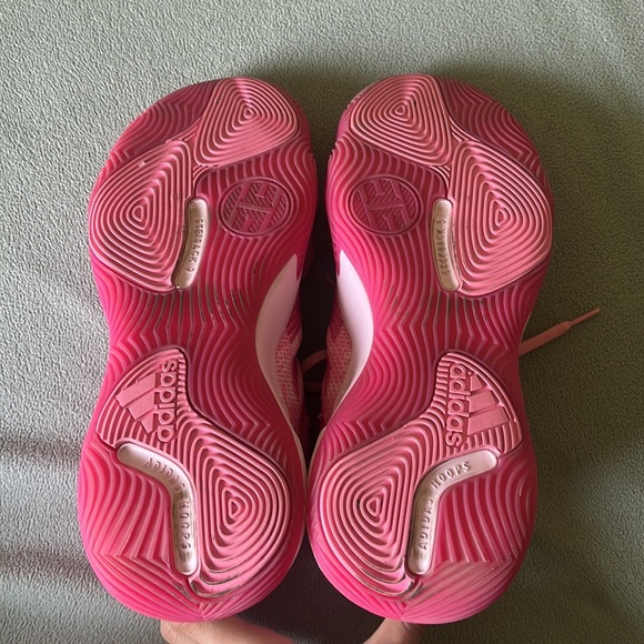 Pink Adidas Basketball Shoes - Picture 3 of 4
